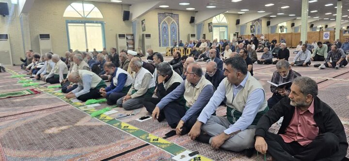 تصاویر/ مراسم هفتمین روز شهادت سردار نظری در مصلای تنکابن