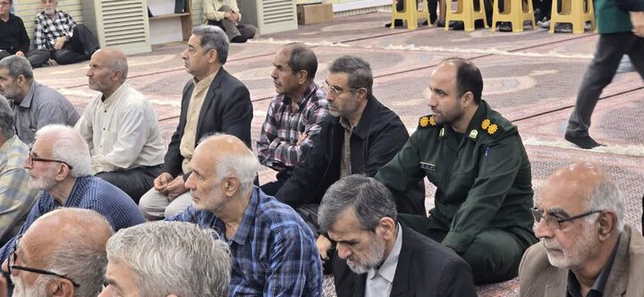 تصاویر/ مراسم هفتمین روز شهادت سردار نظری در مصلای تنکابن