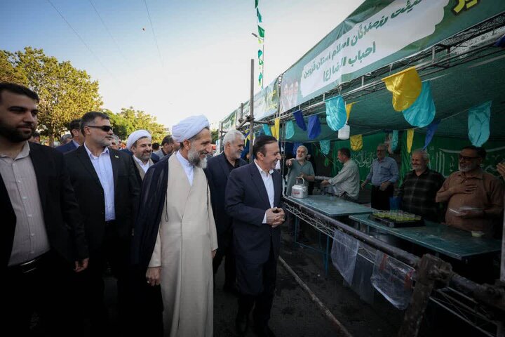 تصاویر / مراسم جشن عید غدیر خم با حضور امام جمعه قزوین