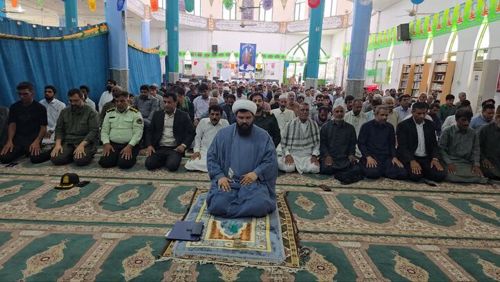 تصاویر/ اقامه نمازجمعه شهر ریگان