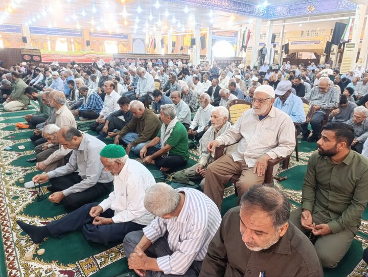نمازجمعه امروز شهر بوشهر به روایت تصاویر