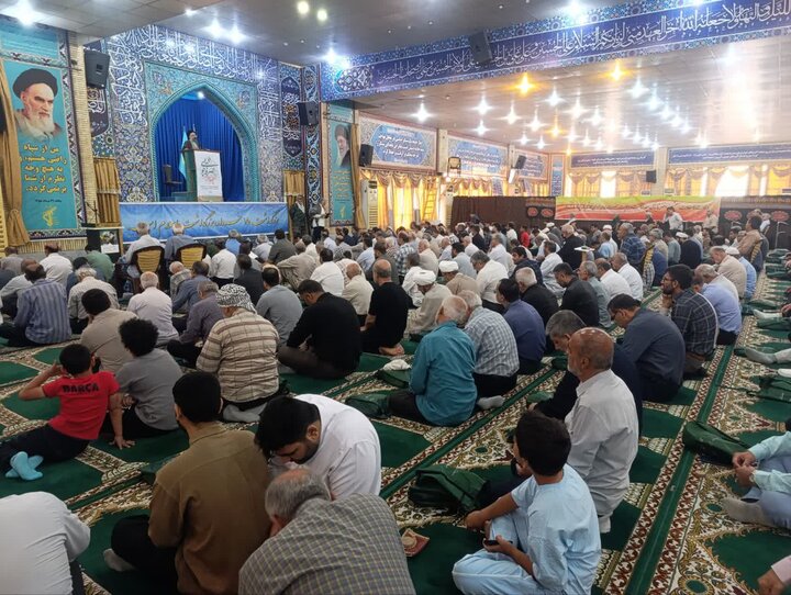 نمازجمعه امروز شهر بوشهر به روایت تصاویر