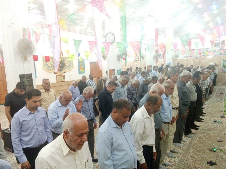 نماز جمعه بندرریگ به روایت تصویر