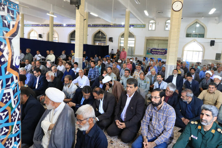 تصاویر| مراسم عبادی سیاسی نماز جمعه قاین