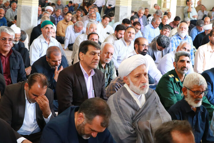 تصاویر| مراسم عبادی سیاسی نماز جمعه قاین