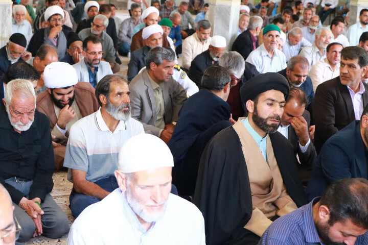 تصاویر| مراسم عبادی سیاسی نماز جمعه قاین