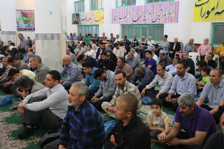 تصاویر/ برگزاری نماز عبادی سیاسی جمعه در قرچک