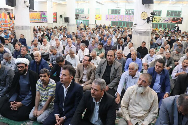تصاویر/ برگزاری نماز عبادی سیاسی جمعه در قرچک