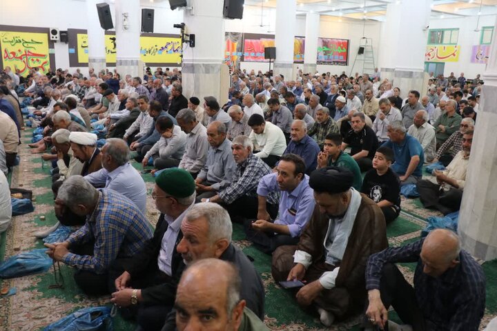 تصاویر/ برگزاری نماز عبادی سیاسی جمعه در قرچک