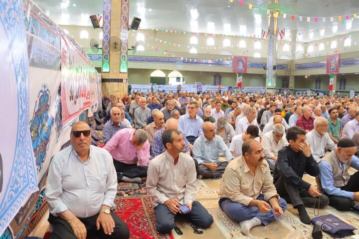 تصاویر/ نماز جمعه حماسی و دشمن‌شکن اسلامشهر در سالروز قیام تاریخی ۱۵ خرداد