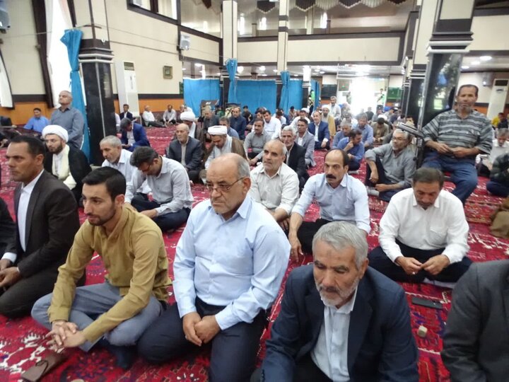 تصاویر/ نماز جمعه امروز شهرستان چهاربرج