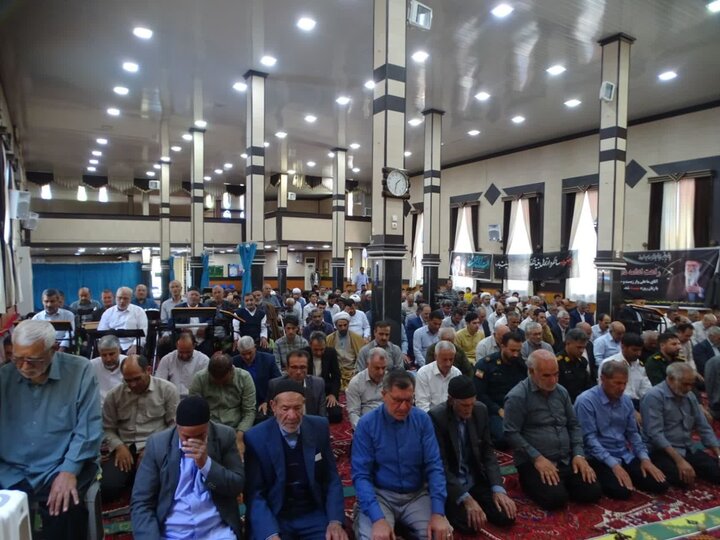 تصاویر/ نماز جمعه امروز شهرستان چهاربرج