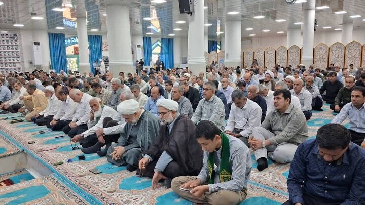 نماز جمعه جم به روایت تصویر