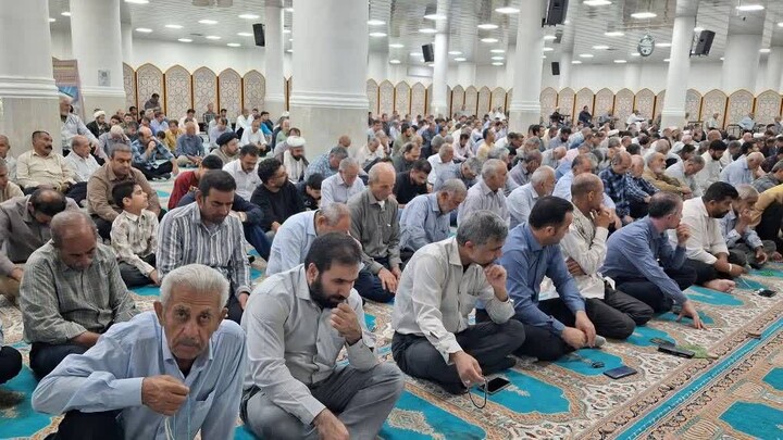 نماز جمعه جم به روایت تصویر