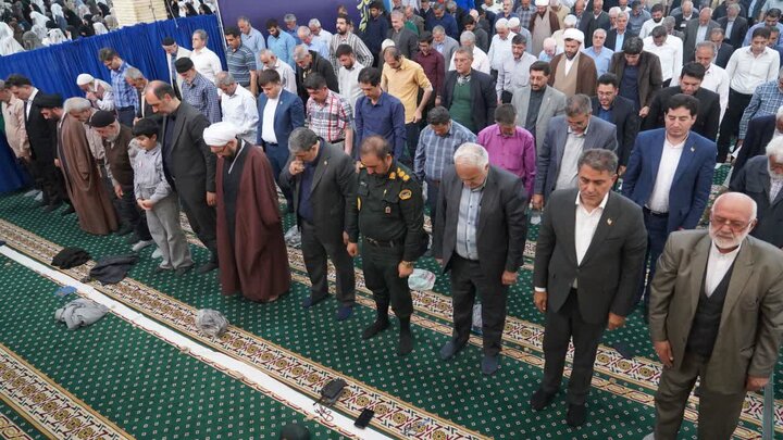 تصاویر/ حضور پر شور مردم دارالمومنین خوی در اقامه آیین عبادی سیاسی نماز جمعه