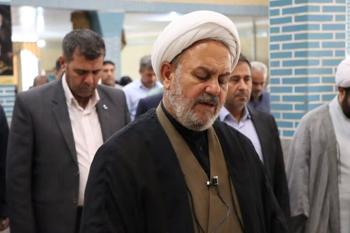 تصاویر/ آیین عبادی سیاسی نماز جمعه نوشین شهر