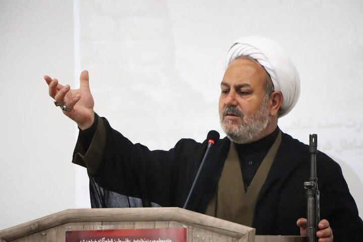 تصاویر/ آیین عبادی سیاسی نماز جمعه نوشین شهر