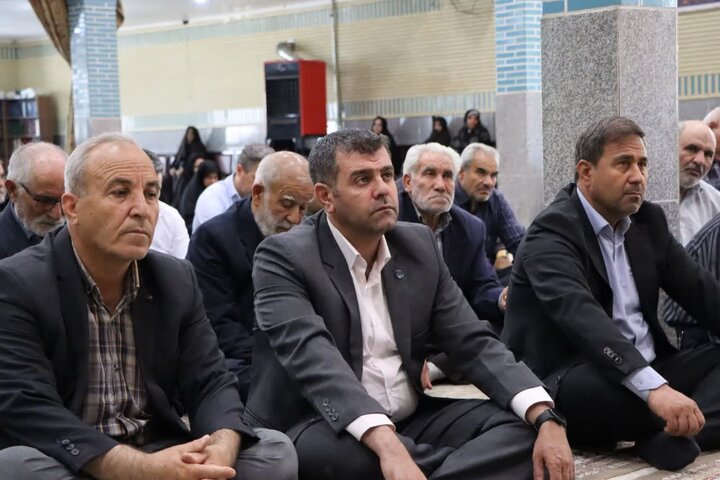 تصاویر/ آیین عبادی سیاسی نماز جمعه نوشین شهر