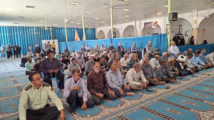تصاویر/ اقامه نمازجمعه شهر یزدان آباد