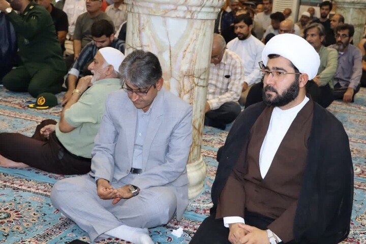 نماز جمعه خارگ به روایت تصویر