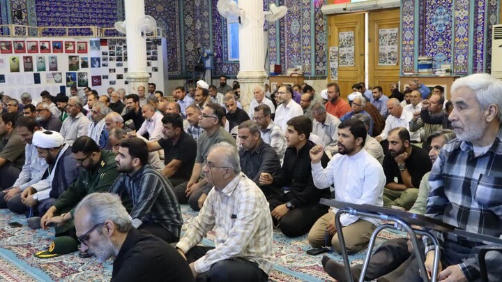 نماز جمعه خارگ به روایت تصویر