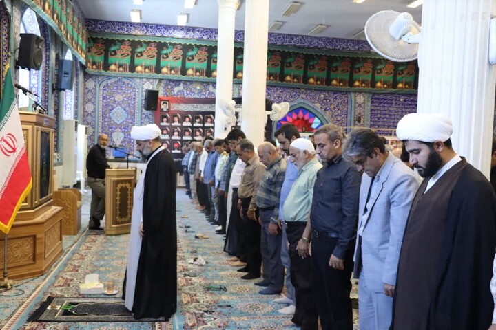 نماز جمعه خارگ به روایت تصویر