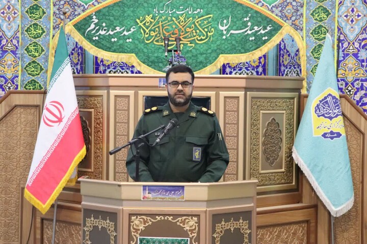 نماز جمعه خارگ به روایت تصویر