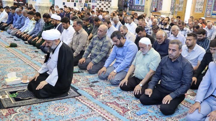 نماز جمعه خارگ به روایت تصویر