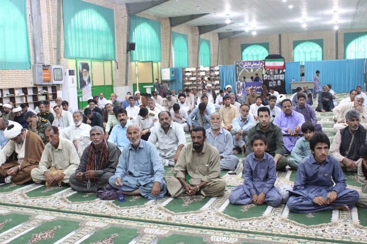 تصاویر/ آیین عبادی سیاسی نماز جمعه شهرستان دلگان