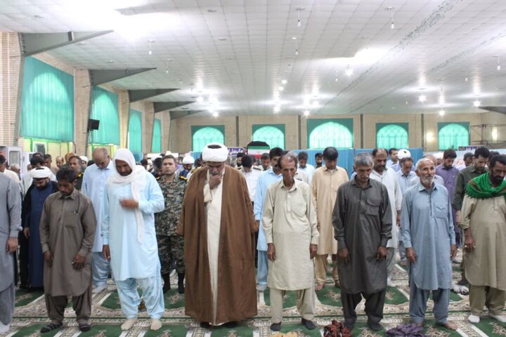 تصاویر/ آیین عبادی سیاسی نماز جمعه شهرستان دلگان