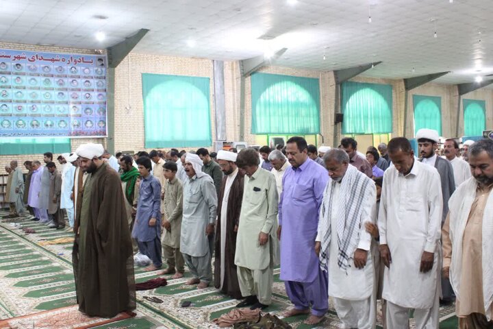 تصاویر/ آیین عبادی سیاسی نماز جمعه شهرستان دلگان