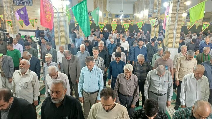 تصاویر/اقامه نماز عبادی سیاسی جمعه در زرندیه