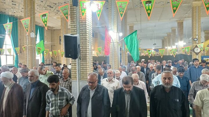 تصاویر/اقامه نماز عبادی سیاسی جمعه در زرندیه