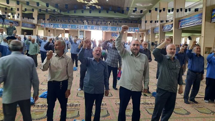 تصاویر/اقامه نماز عبادی سیاسی جمعه در خمین