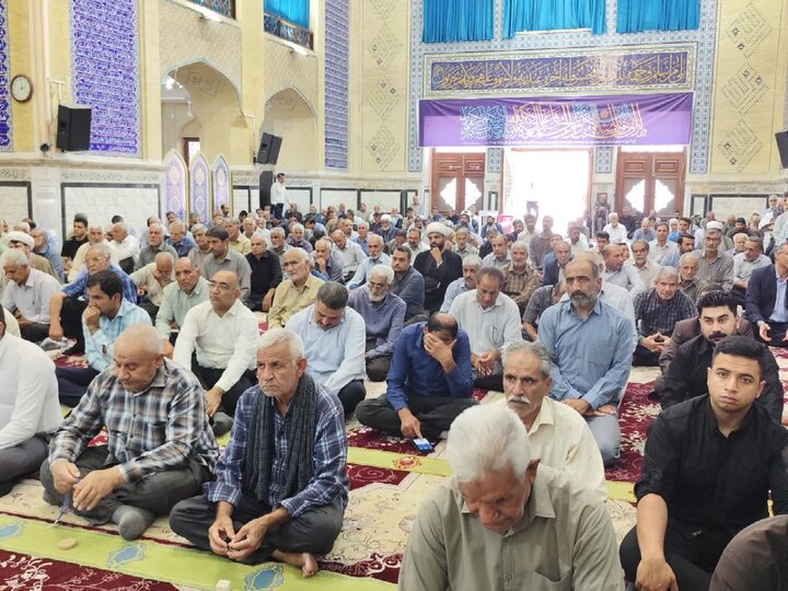 تصاویر/ اقامه نمازجمعه شهر بم