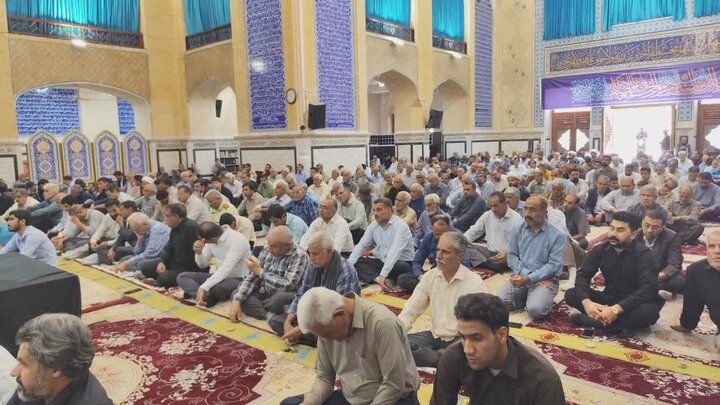 تصاویر/ اقامه نمازجمعه شهر بم