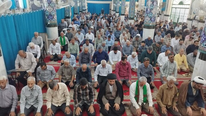 نماز جمعه دیلم به روایت تصویر