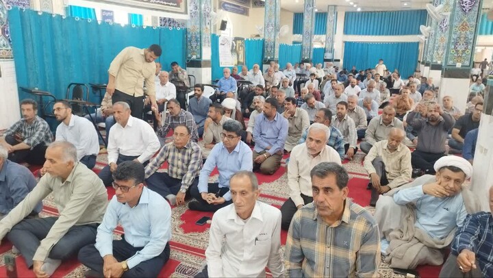 نماز جمعه دیلم به روایت تصویر