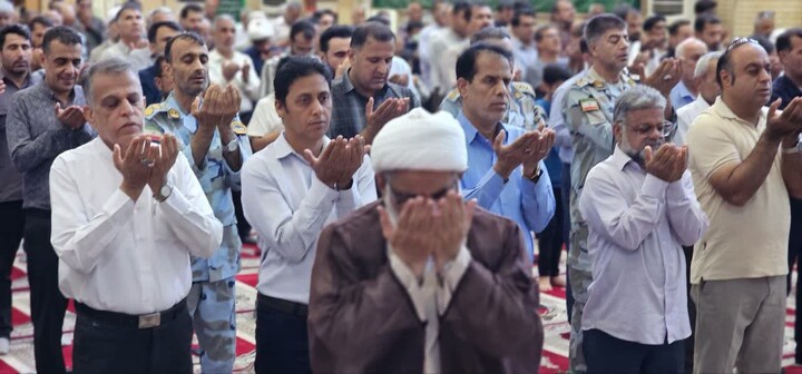 نماز جمعه کنگان به روایت تصویر