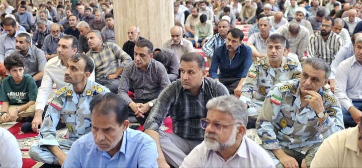 نماز جمعه کنگان به روایت تصویر