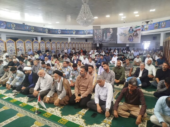 نماز جمعه عسلویه به روایت تصویر