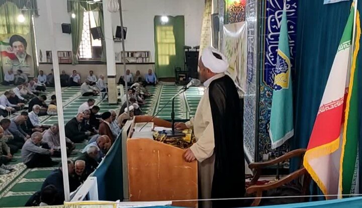 تصاویر/ اقامه نمازجمعه شهر بهرمان