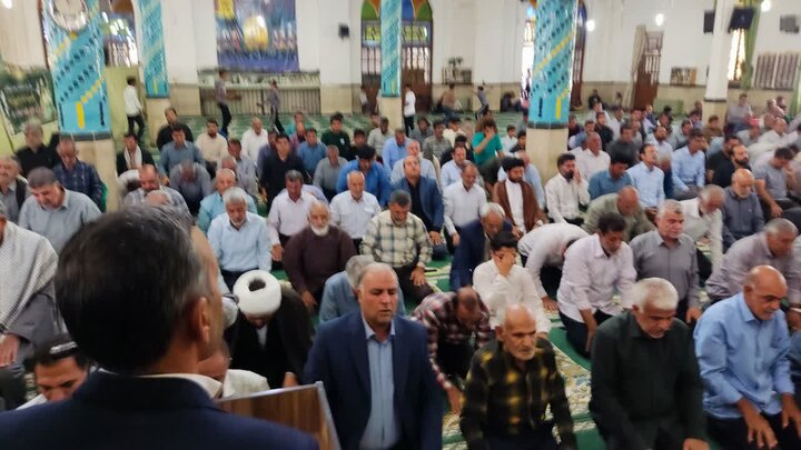 تصاویر/ اقامه نمازجمعه شهر بهرمان