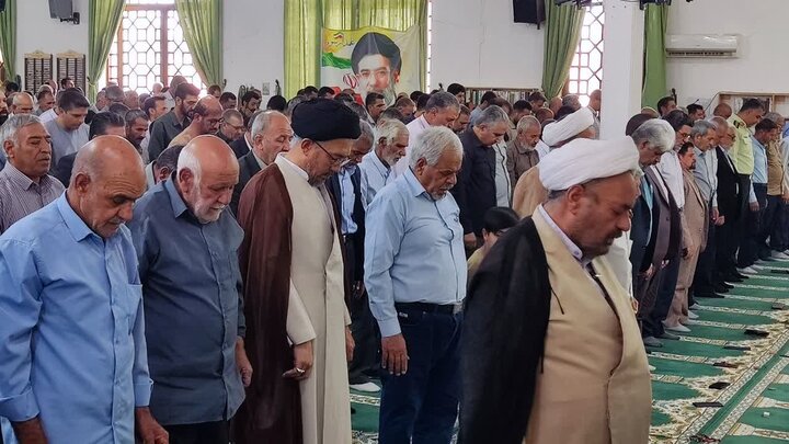 تصاویر/ اقامه نمازجمعه شهر بهرمان