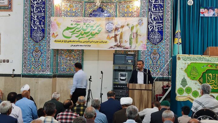 تصاویر/ اقامه نمازجمعه شهر بهرمان