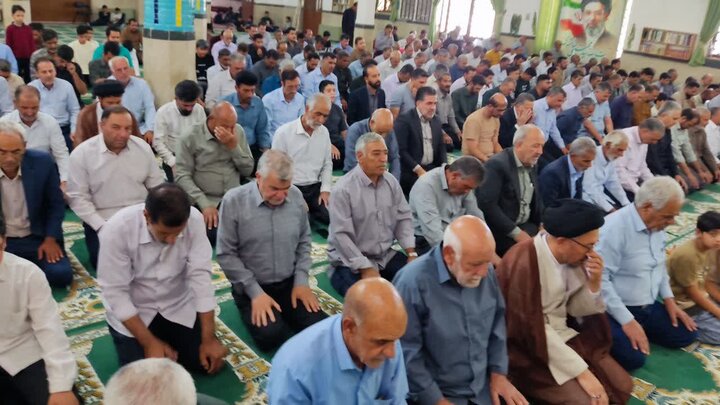 تصاویر/ اقامه نمازجمعه شهر بهرمان