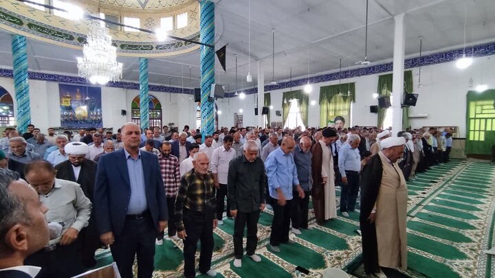 تصاویر/ اقامه نمازجمعه شهر بهرمان