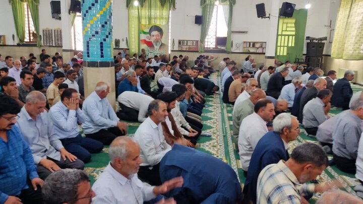 تصاویر/ اقامه نمازجمعه شهر بهرمان