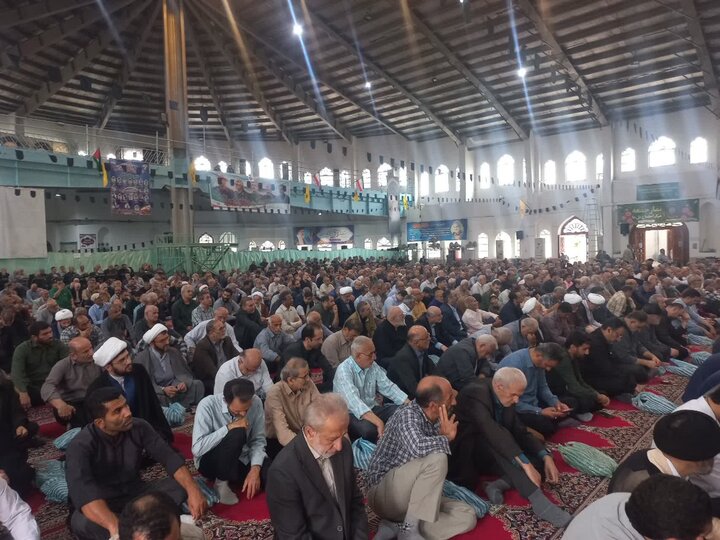تصاویر/ نماز عبادی سیاسی جمعه در شهرستان آمل