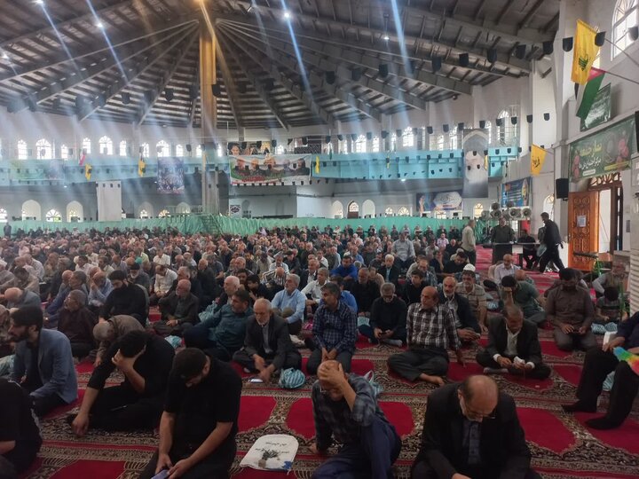 تصاویر/ نماز عبادی سیاسی جمعه در شهرستان آمل